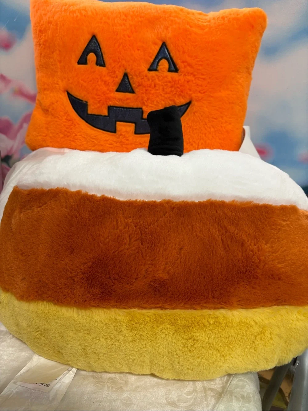 Plush Pumpkin Accent Pillows